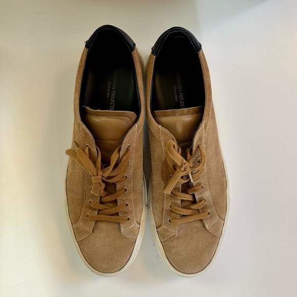 SOLD Common Projects Retro Low Suede Tan Size 41 Mens - Picture 4 of 10